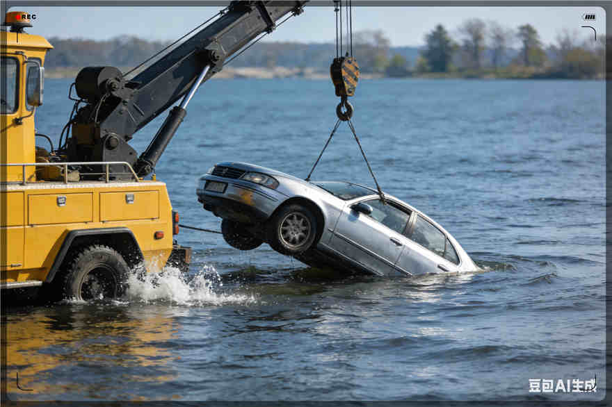 前进区吊车救援电话【案例】